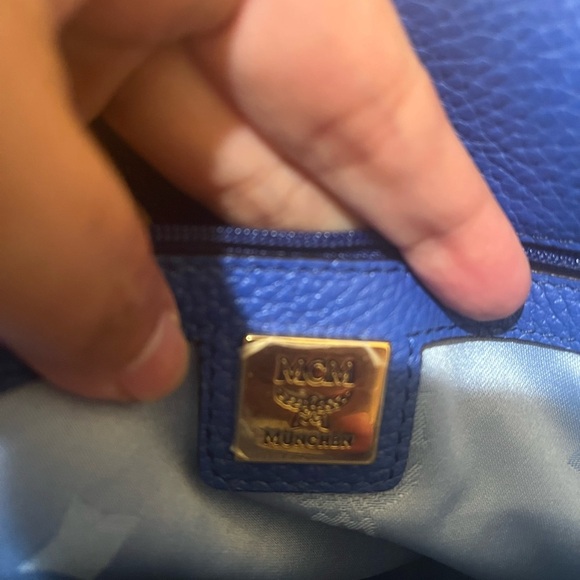 MCM BLUE 2WAY BAG - Picture 12 of 16